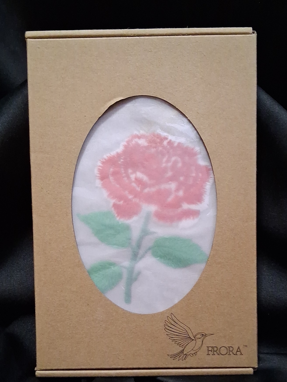 Rose Embroidered Journal - 80 Pages - 6 X 9 Inches